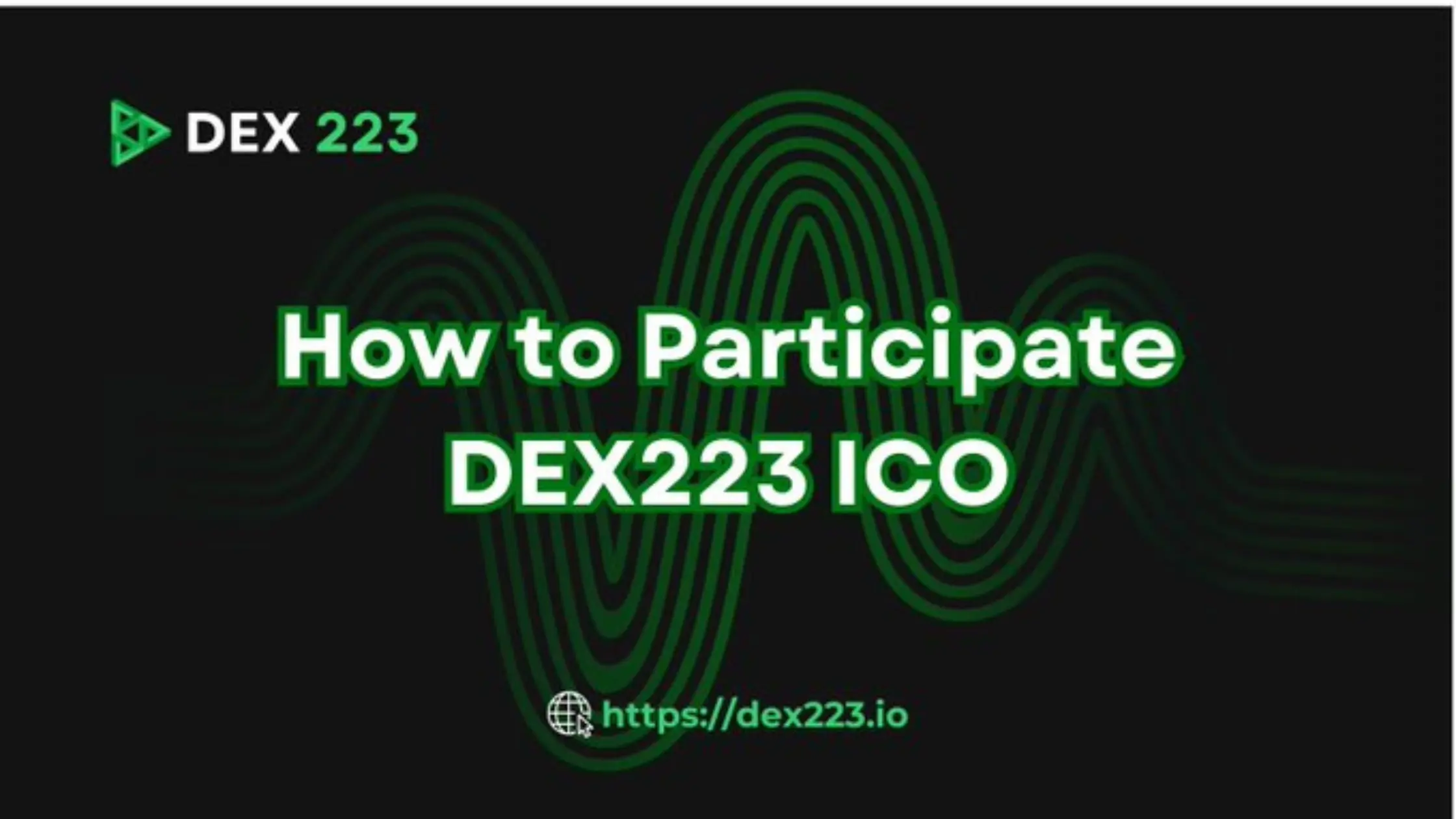 DEX223 Token Sale is LIVE!